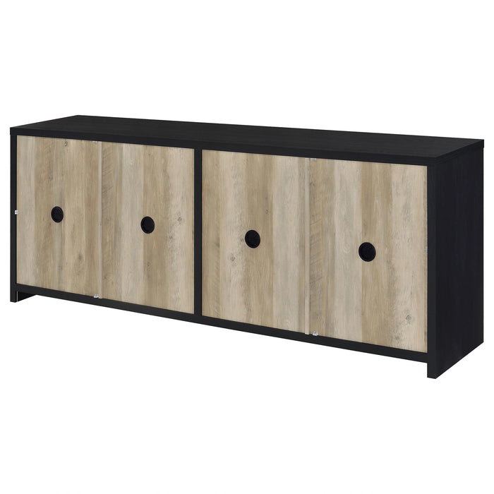 Denison Entertainment Center (TV Stand and 2 Media Tower)