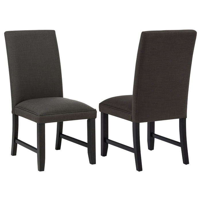 Berning Upholstered Dining Side Chair of 2