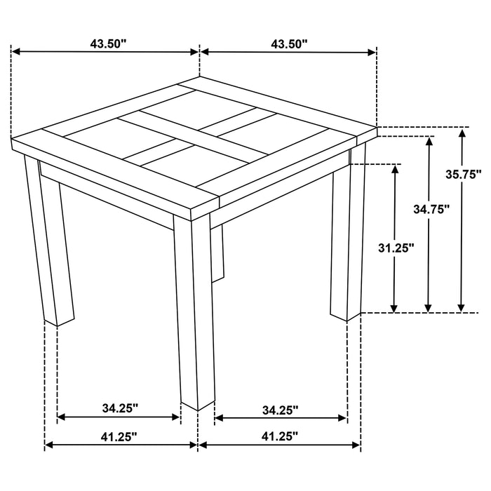 Cardova Counter Height Dining Set (Table and 4 Chair)