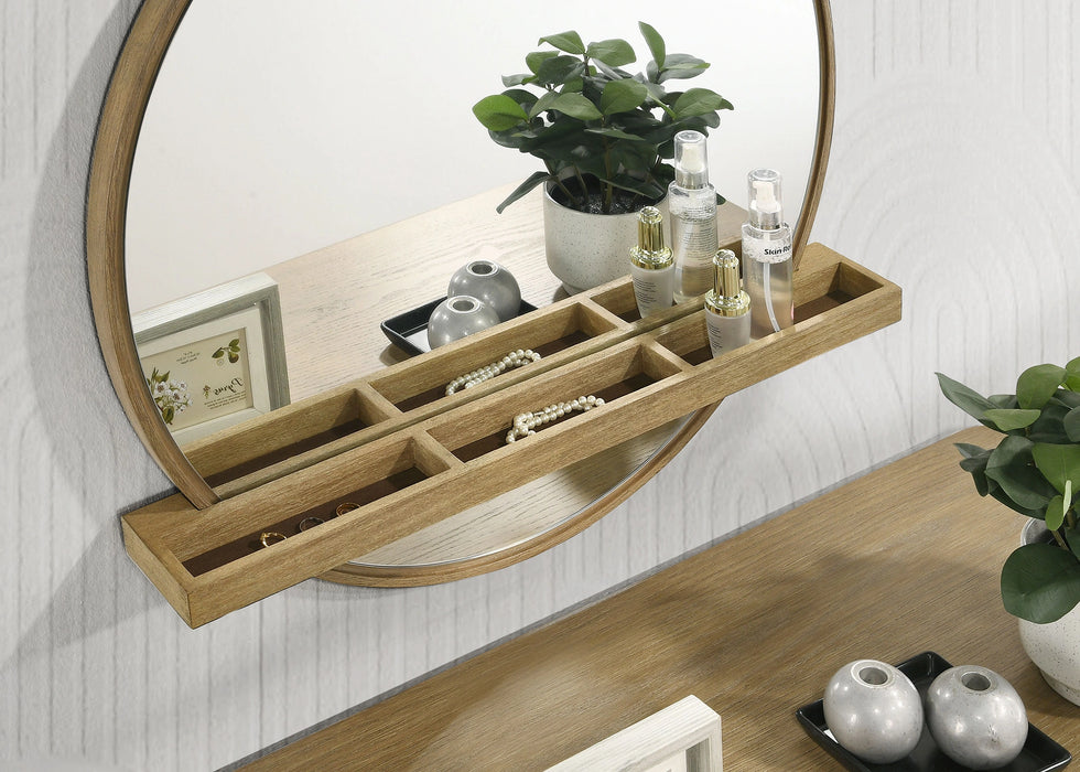 Arini Makeup Vanity Table with Wall Mirror Set