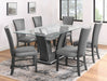 Crown Mark Furniture Camelia Dining Table in Dark Gray image