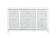 Alina White Dresser with LED