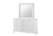 Alina White Mirror with LED
