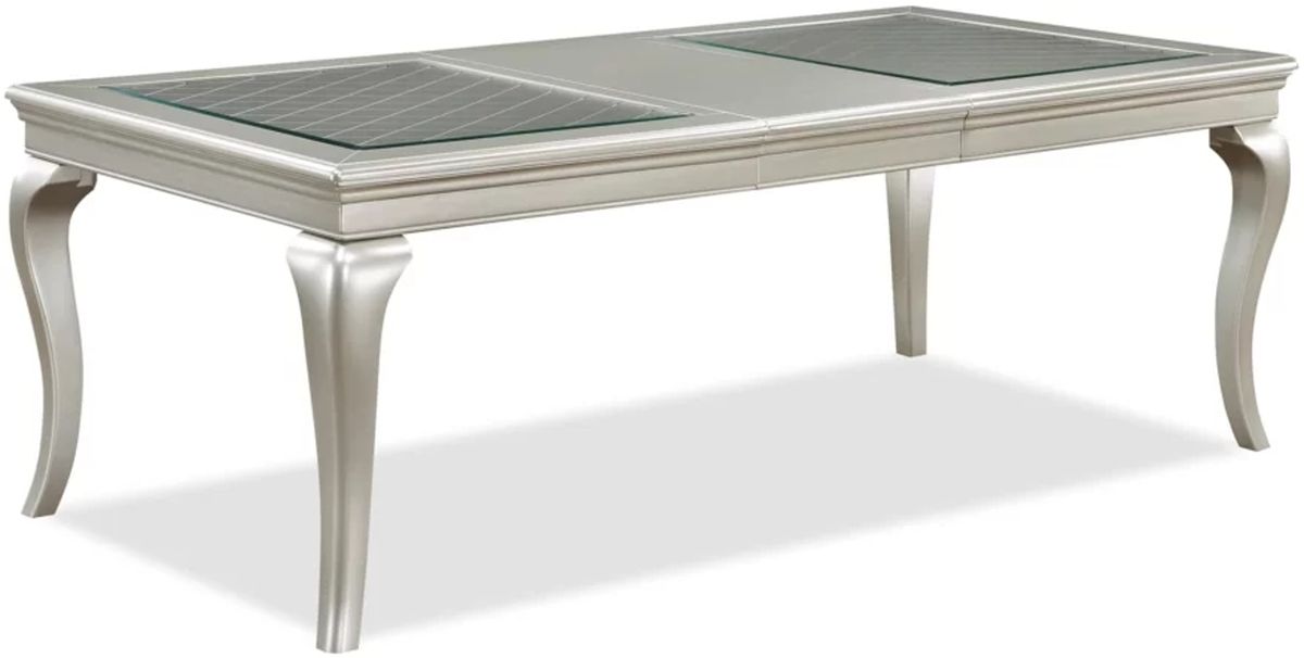 Crown Mark Furniture Caldwell Dining Table in Light Champagne image